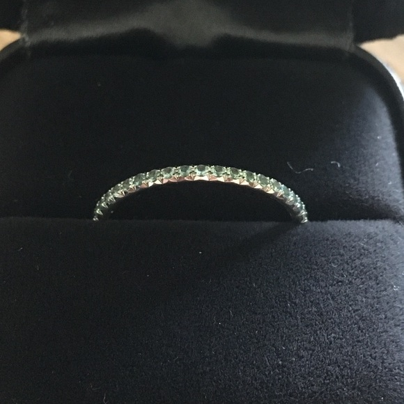 Tiffany & Co. Jewelry - Tiffany & Co. 18k  Aquamarine Metro Ring 7